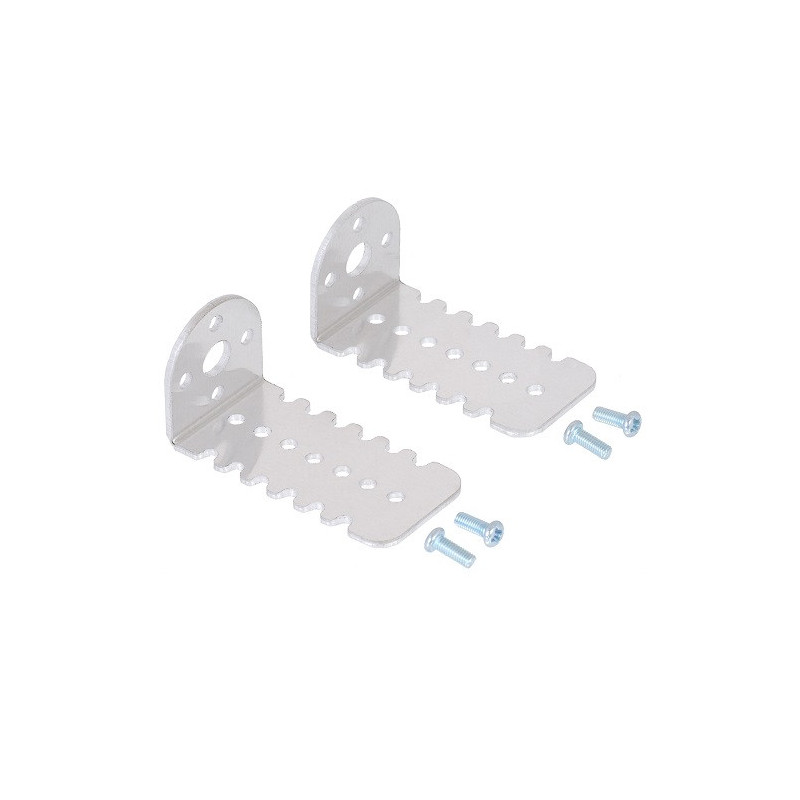 Par de Soportes para Motorreductor Metálico de 25D