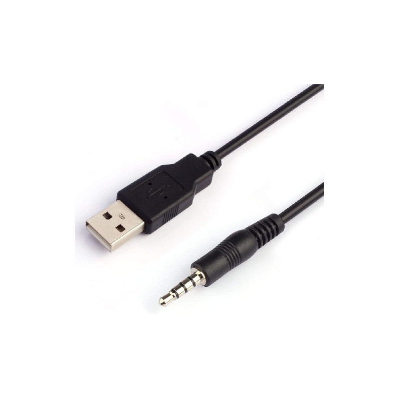 Cable USB a Plug 3.5mm 1.8m