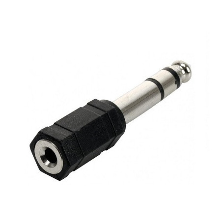 Jack 3.5mm a plug 6.3mm plastico estereo CA-087PS