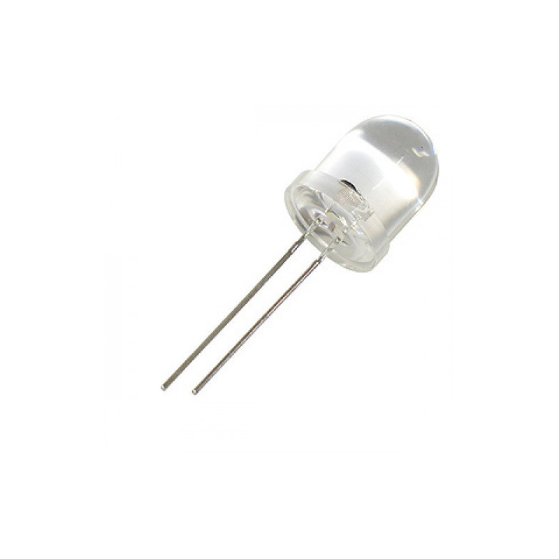 LED 10mm blanco