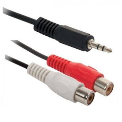 Cable Y de audio 2 plug...