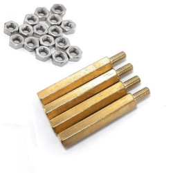 Postes de metal 30mm 4pz...