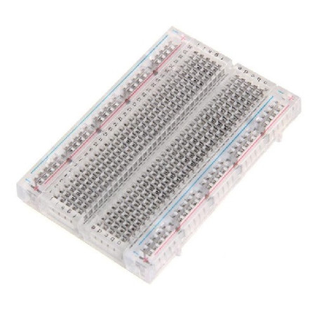 Protoboard pequeña transparente