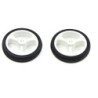 Par de ruedas 32x7mm - Blanco 1088 Pololu