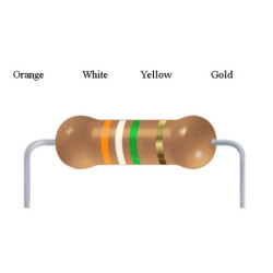 3.9M Ohm 0.5W