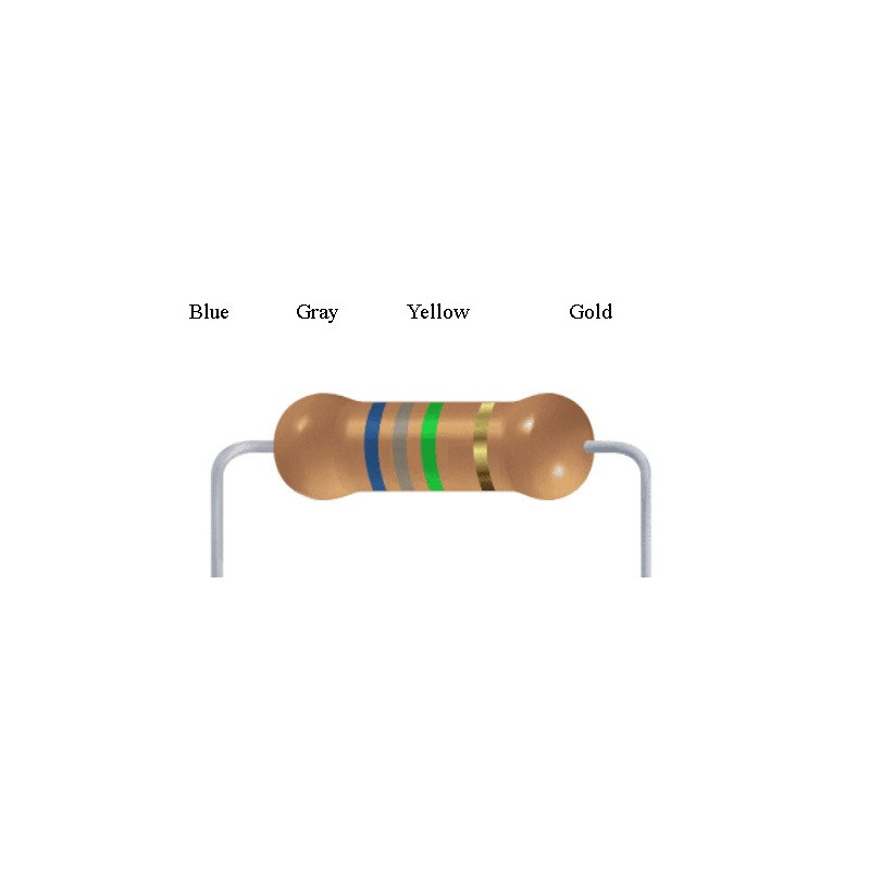 6.8M Ohm 0.5W