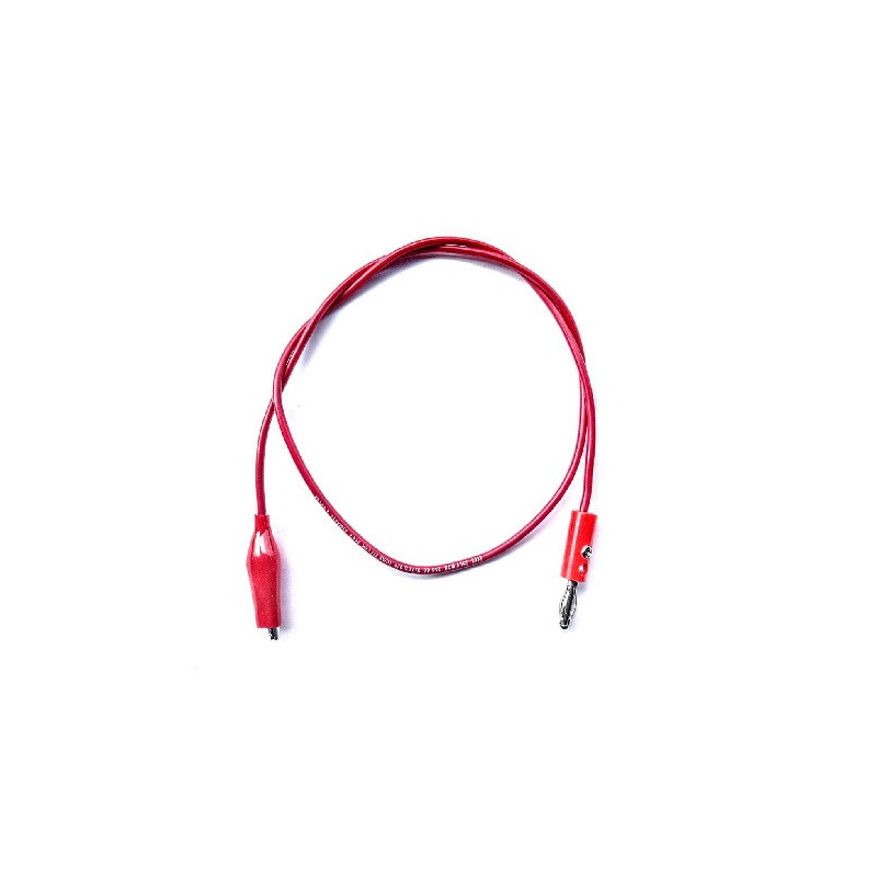 Cable banana caimán 60 cm rojo