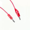 Cable banana caimán 60 cm rojo