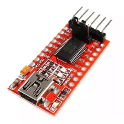 Módulo Mini USB a TTL Rojo...