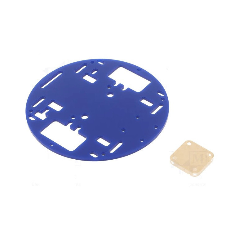 Chasis de robot RRC01A azul sólido