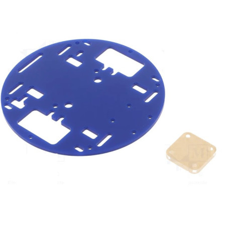 Chasis de robot RRC01A azul sólido