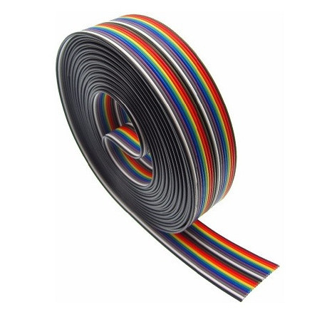Cable plano arcoiris 20 terminales
