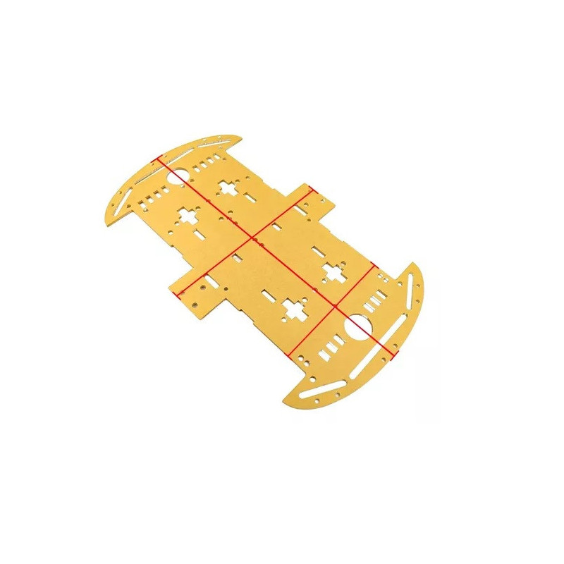 Placa de chasis carro 4 motores sin accesorios