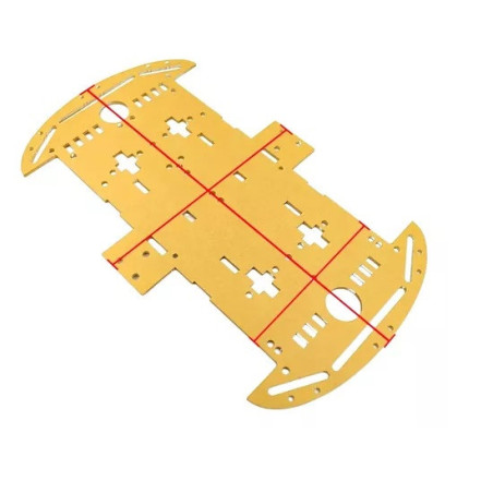 Placa de chasis carro 4 motores sin accesorios