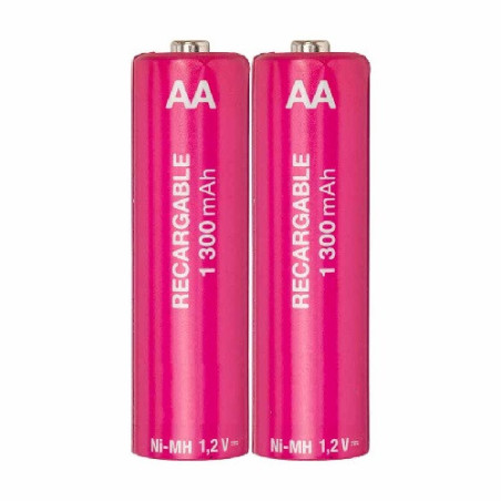 Kit 2 Baterias AA 1.2V 1300mAh