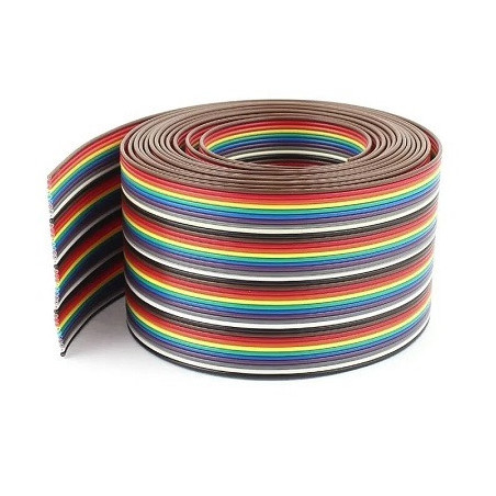 Cable plano arcoiris 40 terminales