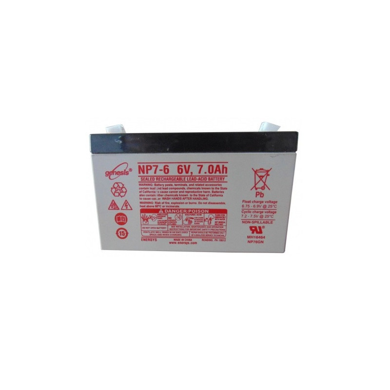 Bateria NP7-6 6V 7Ah Genesis