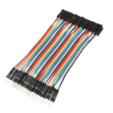 Kit jumper wire M-M 20cm 40 cables
