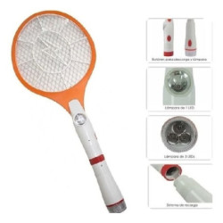 Raqueta mata insectos con...