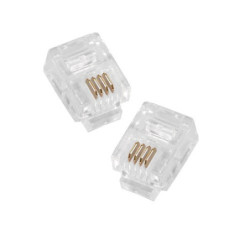 RJ12 macho 4 pines CR-005