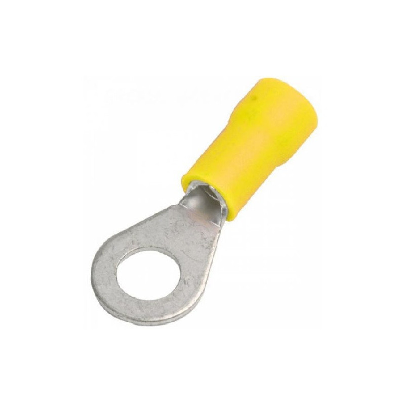 Zapata amarilla de ojillo 3/16 pulg cal. 12 y 10 C