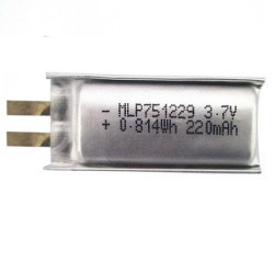 Bateria 3.7V 240mAh 521145