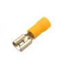 Zapata hembra forro amarillo cal. 16 a 22 CZ-031YL