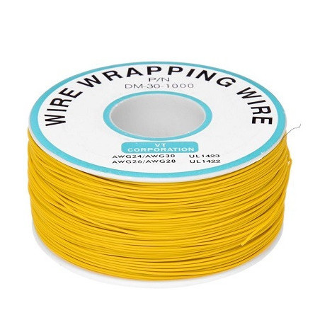 Rollo de wire wrapping wire amarillo