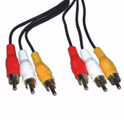 Cable 3 plug RCA- 3 plug RCA 4.5m 081-436