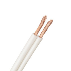 Cable duplex cal. 12 blanco