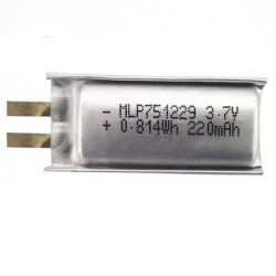 Bateria 3.7V 240mAh 521145