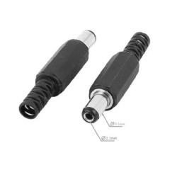 Conector DC plug invertido...