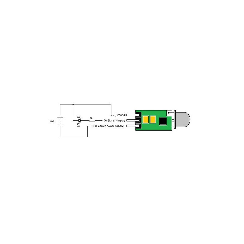 LED potencia 1W Amarillo