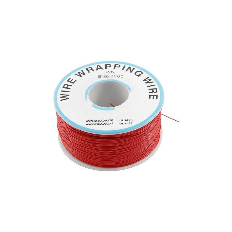 Rollo de wire wrapping wire rojo