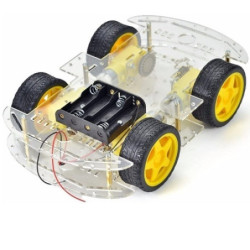 Kit chasis carro armable de 4 llantas