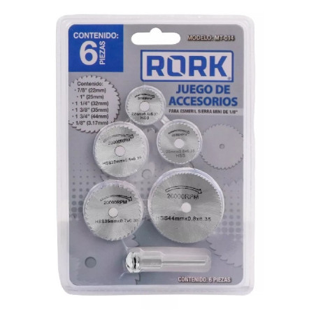 Juego de accesorios para esmeril sierra mini 1/8 M