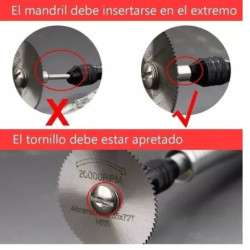Juego de accesorios para esmeril sierra mini 1/8 M