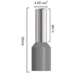 Terminal ferrul 4mm diámetro