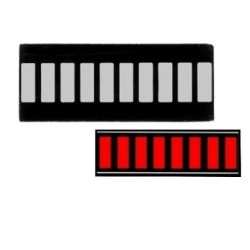 Barra de leds 10 bits...