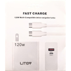 Cargador USB 2 en 1 120W