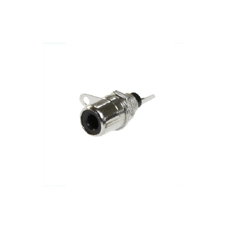 Jack RCA metalico negro para gabinete CA-145BK