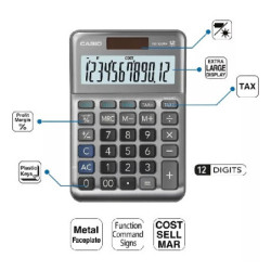 Calculadora de escritorio MS-120FM CASIO