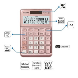 Calculadora de escritorio MS-120FM-PK CASIO
