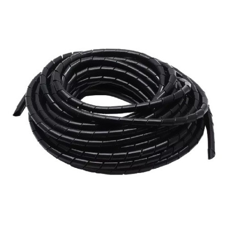Protector antinudos negro para cable 10m