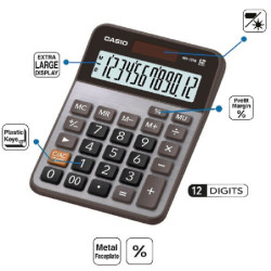 Calculadora de escritorio MX-120B CASIO