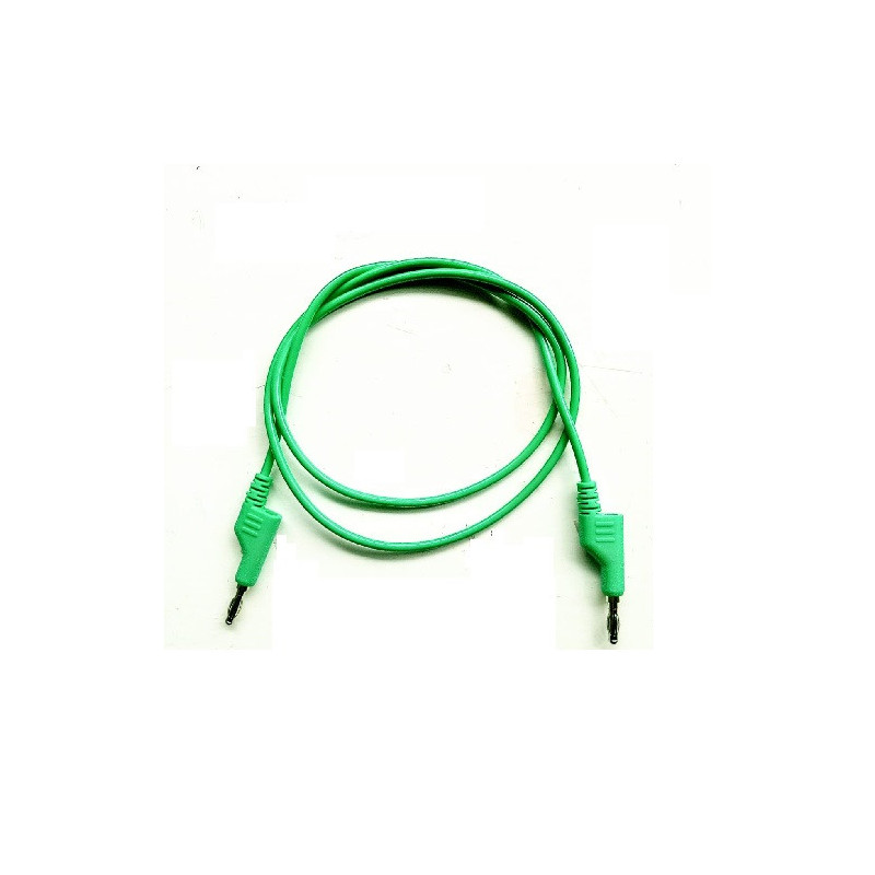 Cable banana banana apilable 1m reforzado verde