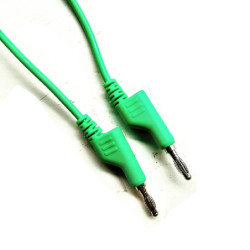 Cable banana banana apilable 1m reforzado verde
