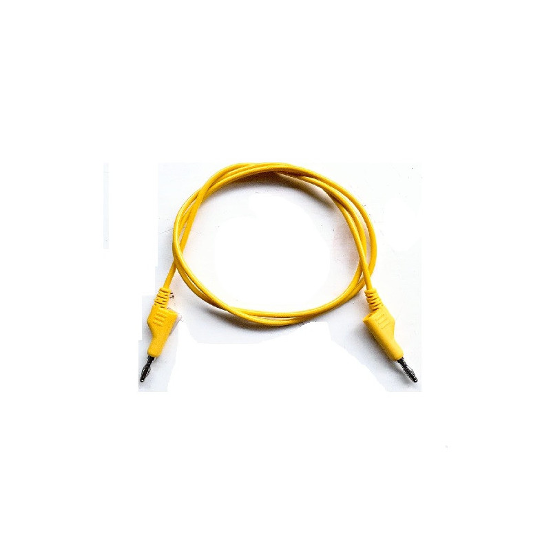 Cable banana banana apilable 1m reforzado amarillo