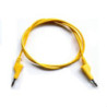 Cable banana banana apilable 1m reforzado amarillo