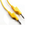 Cable banana banana apilable 1m reforzado amarillo